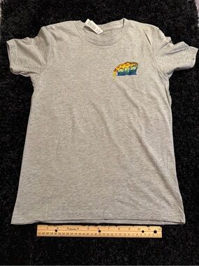 Bella Canvas Light Grey Toy Story pizza and  alien shirt
